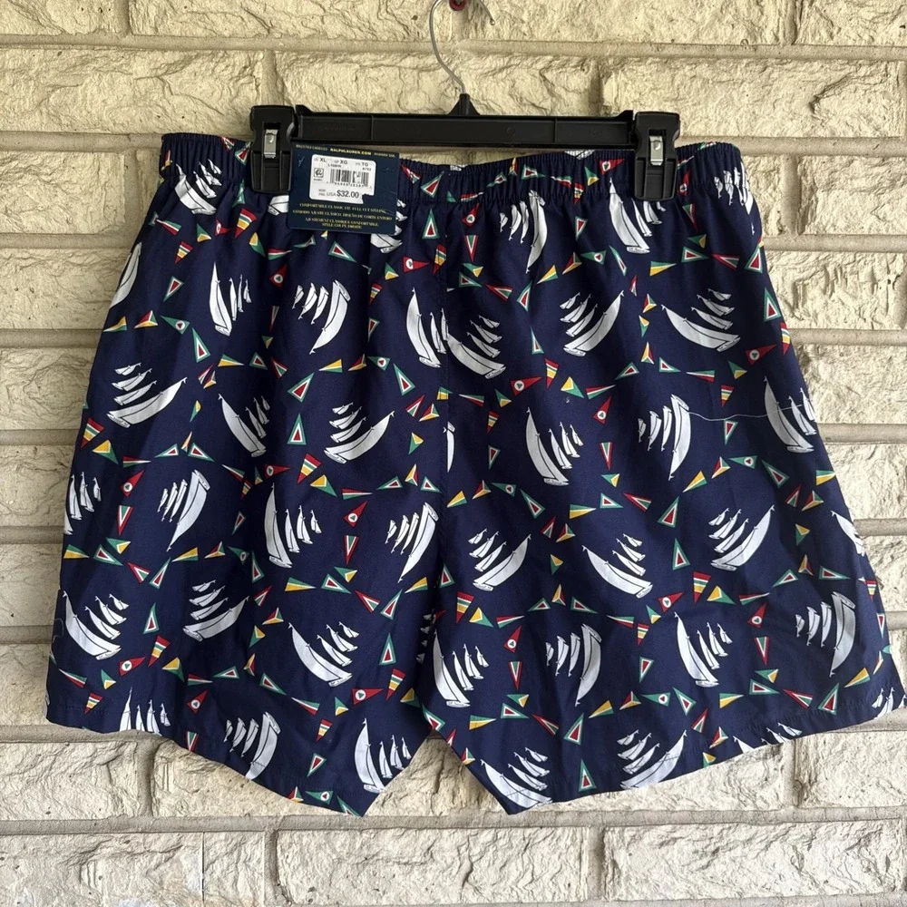 Polo Ralph Lauren Signature Windward Sail Print Boxer Shorts Mens Size XL NEW